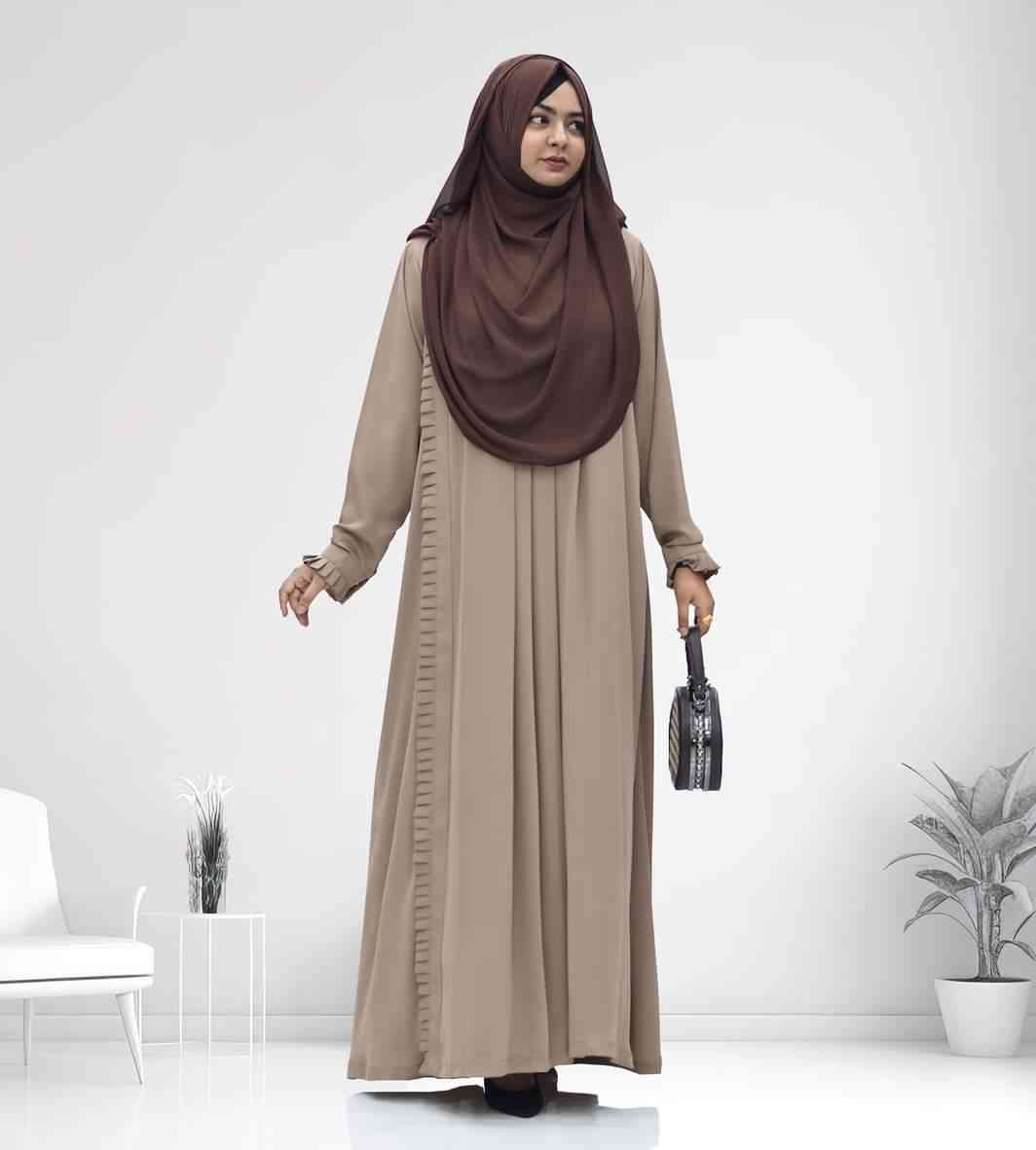 burkha কুচিকাটা গাউন বোরকা (হিজাব ছাড়া শুধু বোরকা) 1