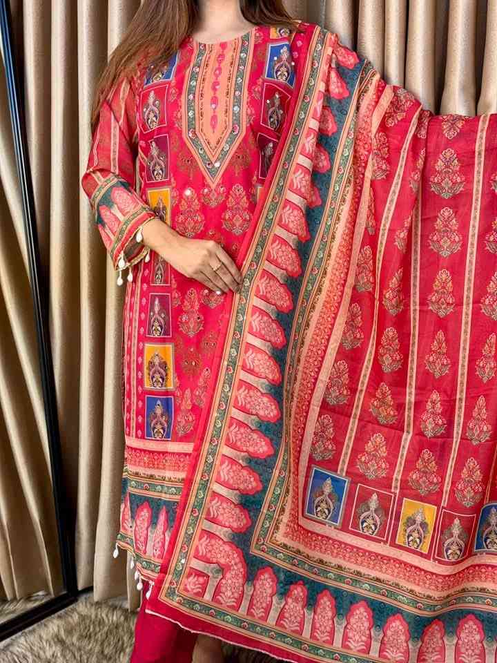 Indian Weightless Georgette Three-Piece 3