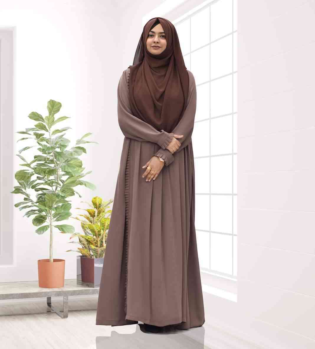 burkha কুচিকাটা গাউন বোরকা (হিজাব ছাড়া শুধু বোরকা) 3