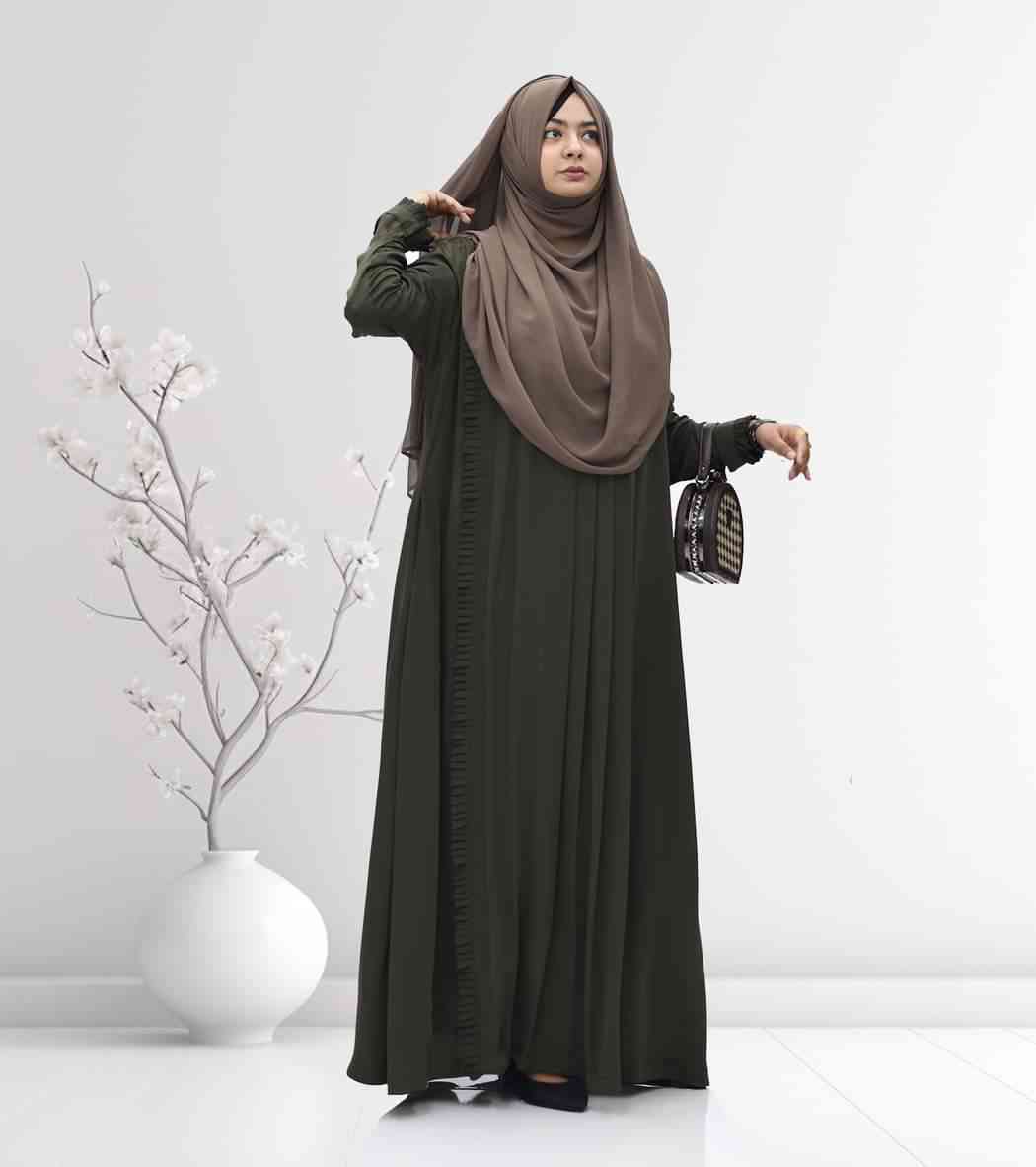 burkha কুচিকাটা গাউন বোরকা (হিজাব ছাড়া শুধু বোরকা) 2