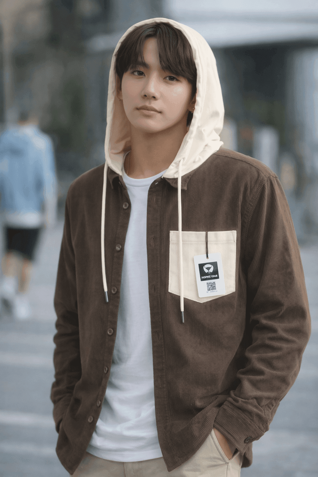Urban Cord Hoodie Shirt – Modern Style with Everyday Comfort 2