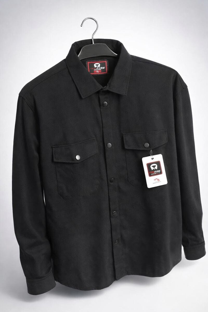 Simple. Classy. Confident. Black shirt that never goes out of style. 3
