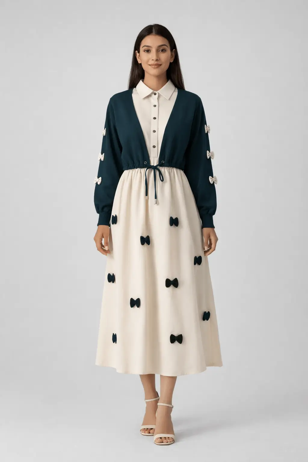 Midnight Bow Elegance Dress 1
