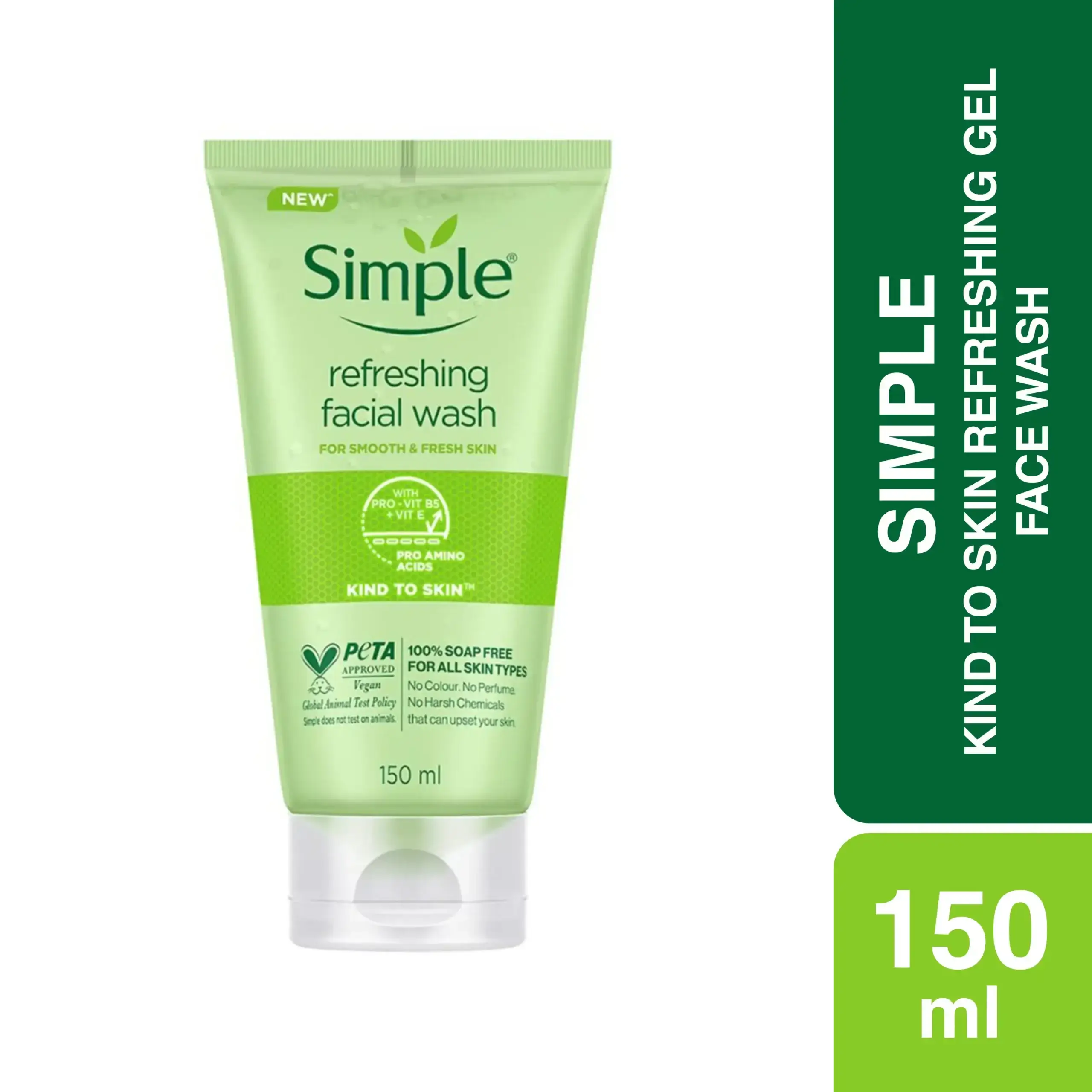 Simple Kind to Skin Refreshing Facial Wash - 150ml 1