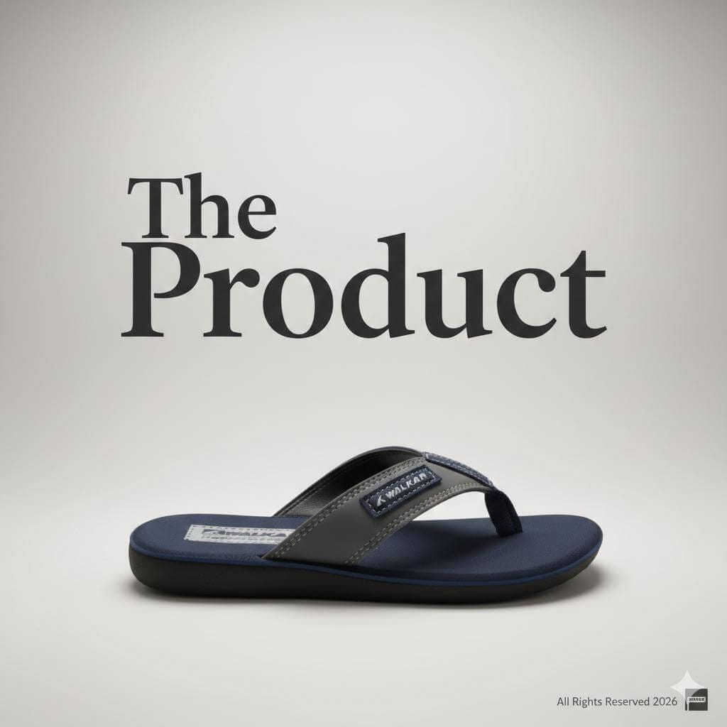 Walkar Comfortable Casual Thong Sandals with Textured Sole 2