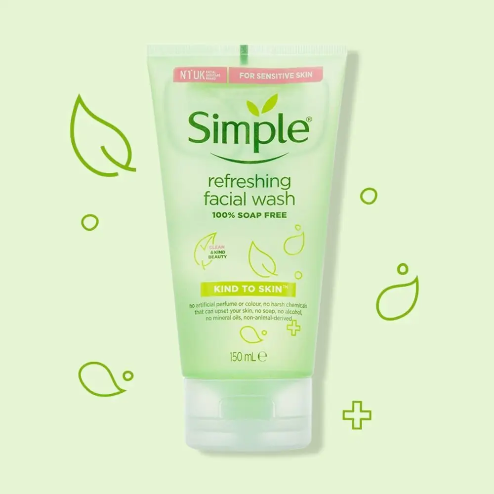 Simple Kind to Skin Refreshing Facial Wash - 150ml 2