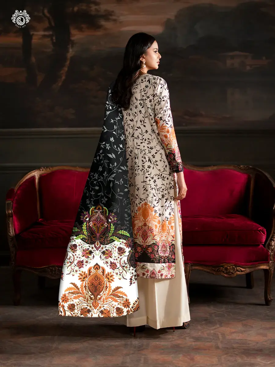 Pakistani Sorrel by Gull Jee Premium Digital Printed Embroidered Unstitched Three Piece Suit 2