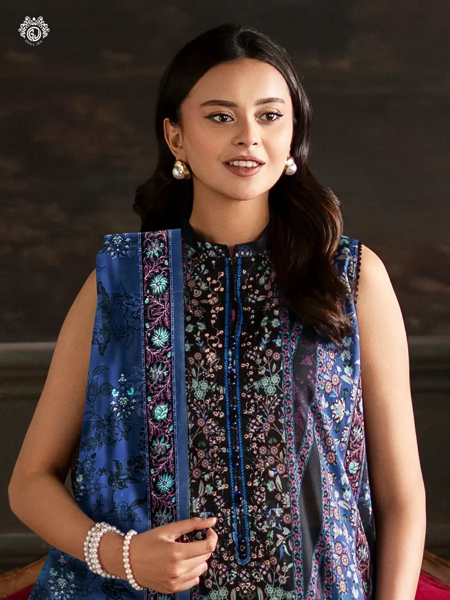 Pakistani Sorrel by Gull Jee Premium Digital Printed Embroidered Unstitched Three Piece Suit 3