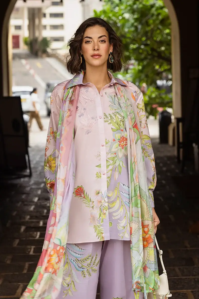 La Dolce by Mushq Hemline Unstitched Lawn- Valeria 4