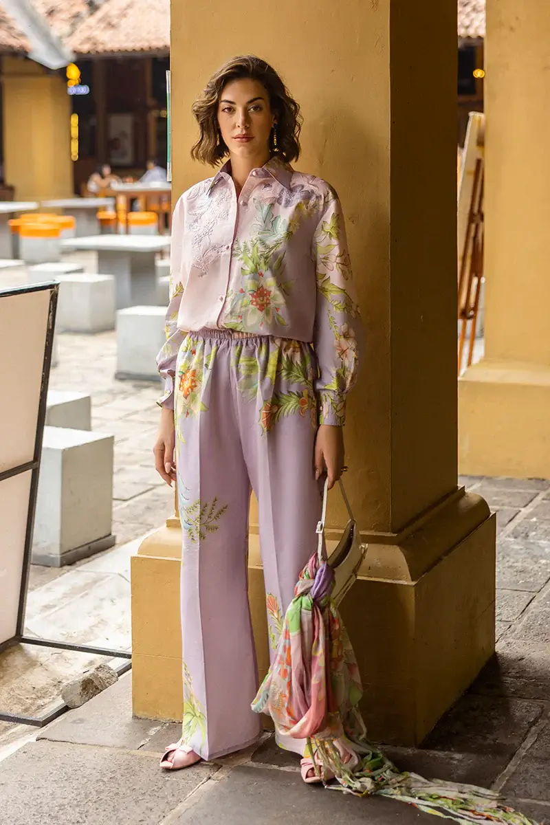 La Dolce by Mushq Hemline Unstitched Lawn- Valeria 2