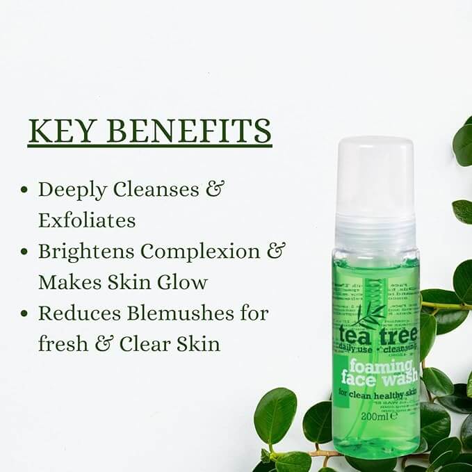 Xpel Tea Tree Foaming Face Wash – Daily Cleansing for Clean & Healthy Skin 2