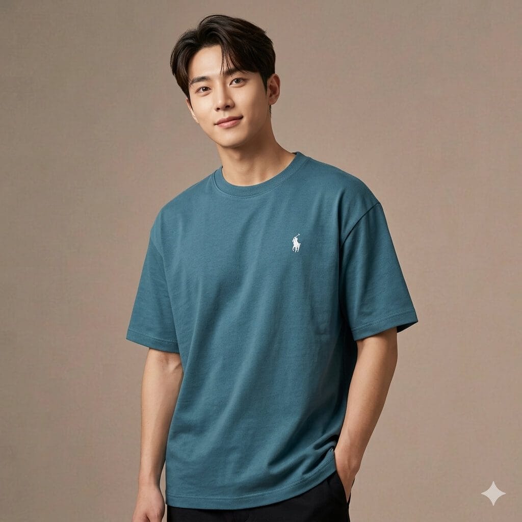 Luxury White T-Shirt for Men Premium Cotton Minimal Essential 1