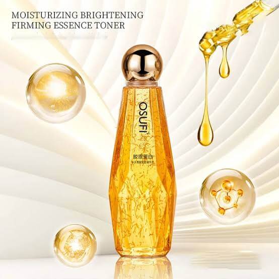 OSUFI Luxury Gold Essence Toner – Moisturizing, Brightening & Firming (100ml)
