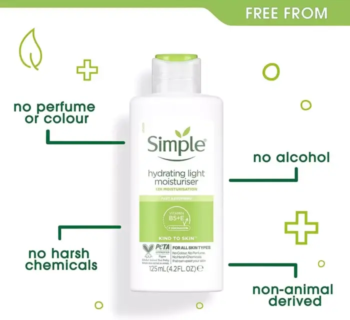 Simple Replenishing Rich Moisturiser – 12H Hydration (125ml) 2