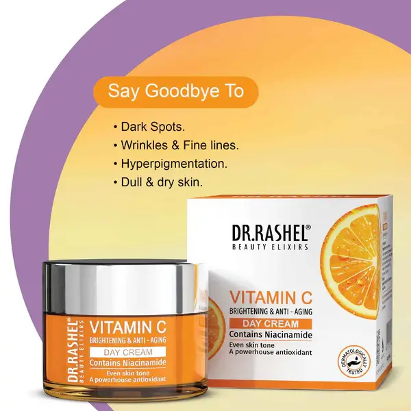 Dr. Rashel Vitamin C Brightening & Anti-Aging Day Cream with Niacinamide (50g) 3