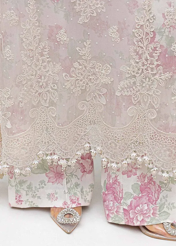 Noor's Sahoor luxury chiffon Pakistani Original Unstitch Three Piece 4