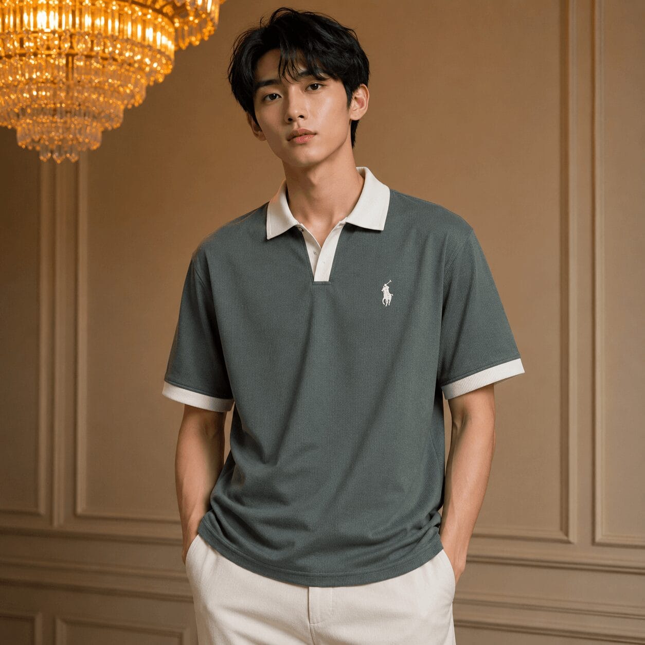 Inspire Premium Contrast Collar Polo T-Shirt - Urban Edition