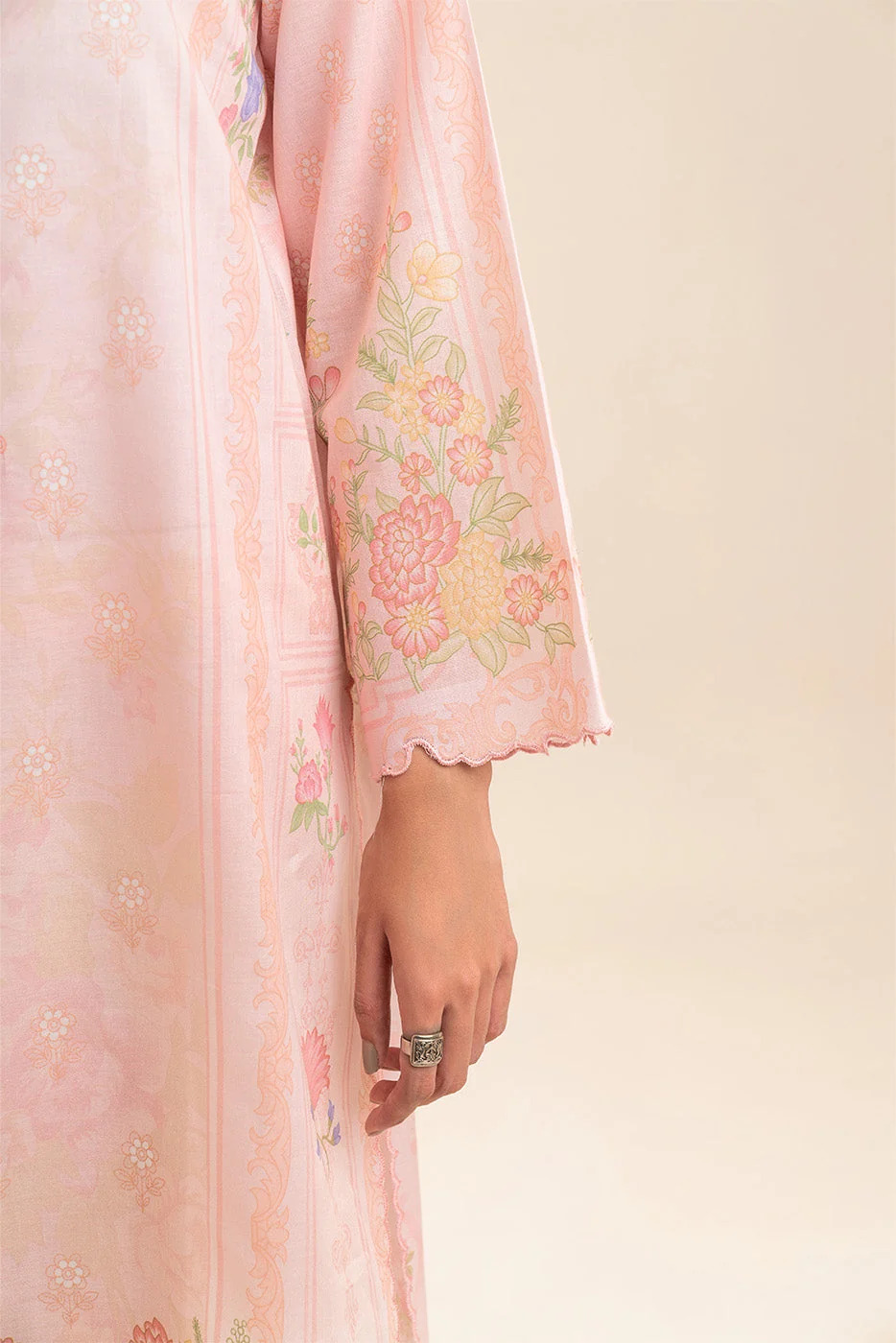 Pakistani Beechtree Unstitched Lawn Three Piece - Pastel 6