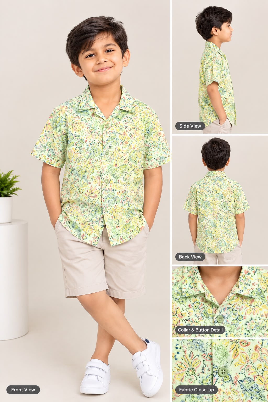 Winner Boys Printed Short Sleeve Shirt Product Description: 2