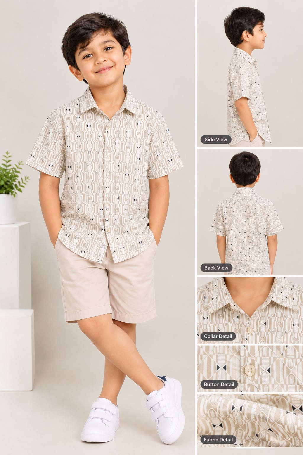 Winner Boys Printed Short Sleeve Shirt 2