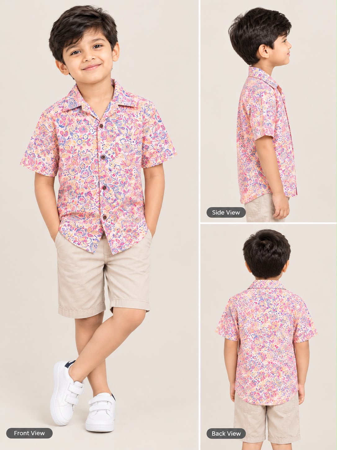 Winner Boys Printed Short Sleeve Shirt 2